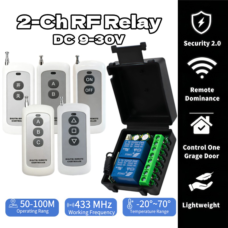 433Mhz Receiver Module - Controlador de Motor con Actuador RF