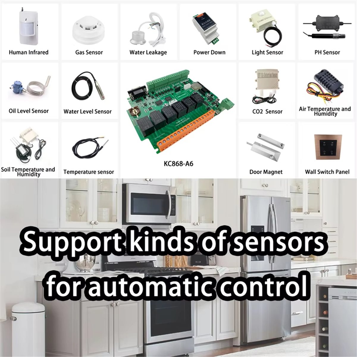 Home Automation Systems Diy - Placa de desarrollo KC868-A6, compatible con