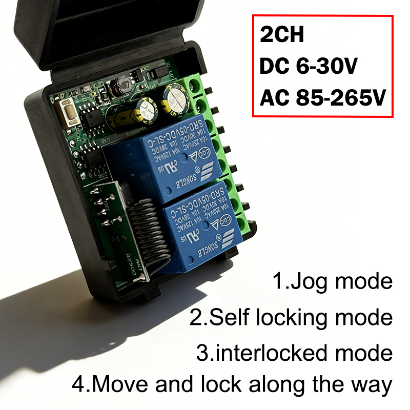 Módulo receptor de relé de 10  - 433Mhz Receiver Module reseña y precio