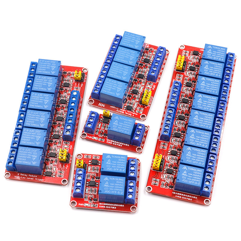 Módulo de relé de 1/2/4/8 cana - Relay 8 Channel Board reseña y precio