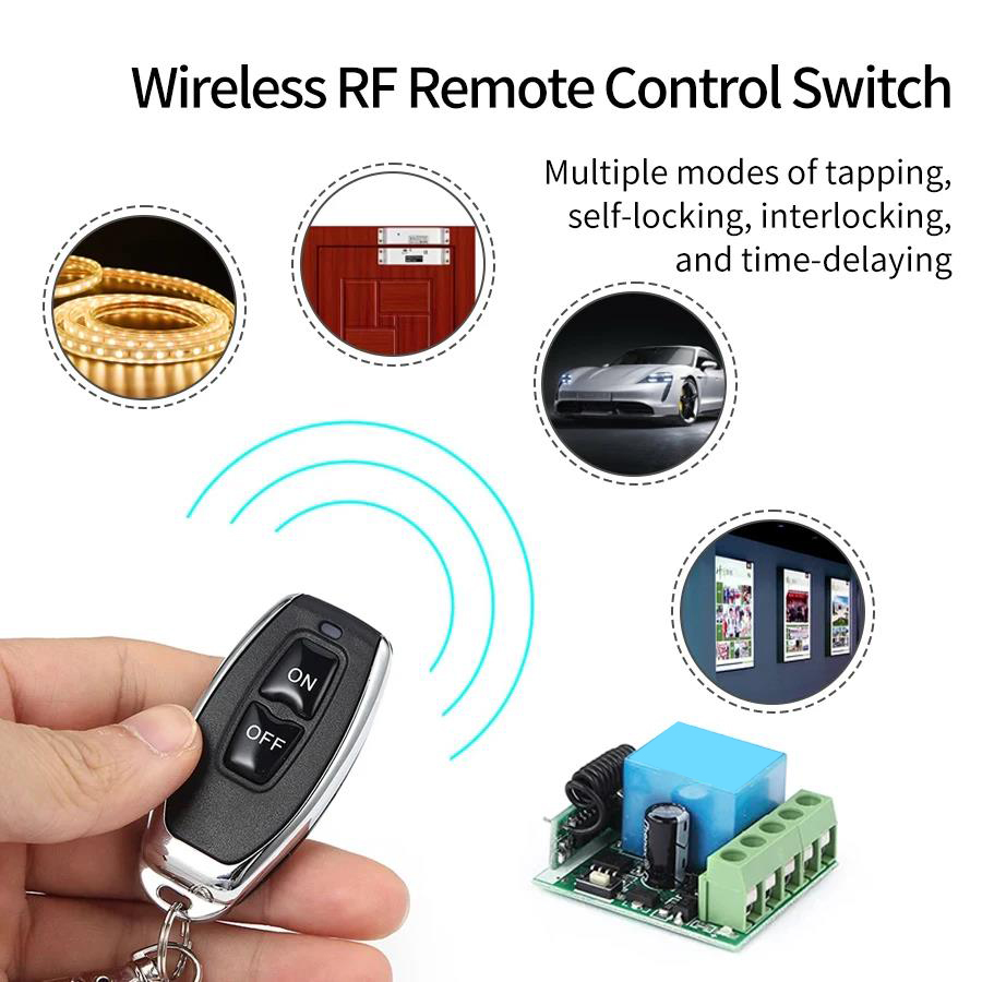 Control remoto inalámbrico RF  - 433Mhz Receiver Module reseña y precio