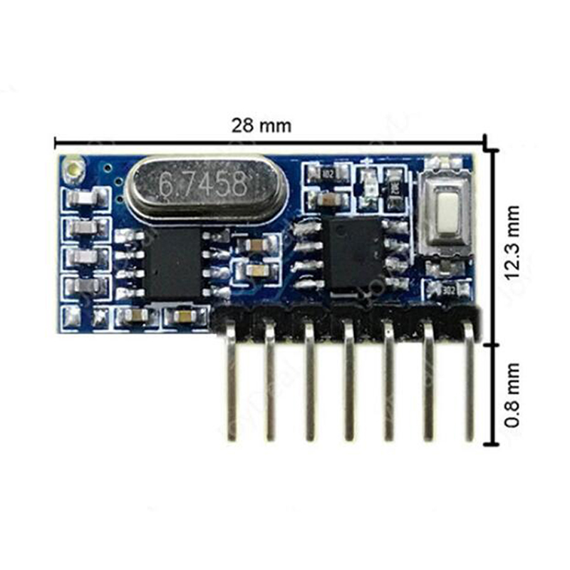 10 Uds 433Mhz receptor RF módu - 433Mhz Receiver Module reseña y precio