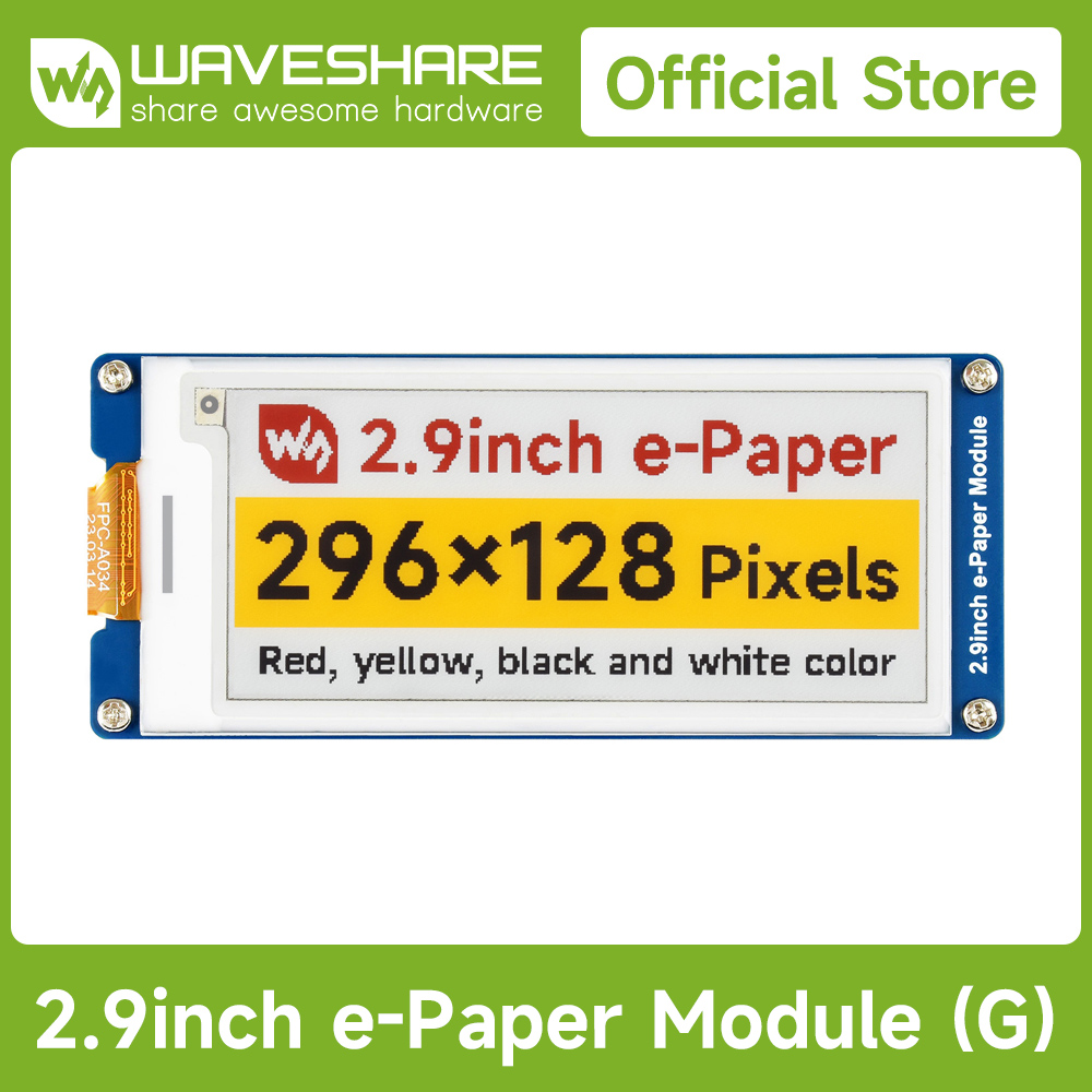 Pantalla de papel electrónico  - Display Epaper 2.9 reseña y precio